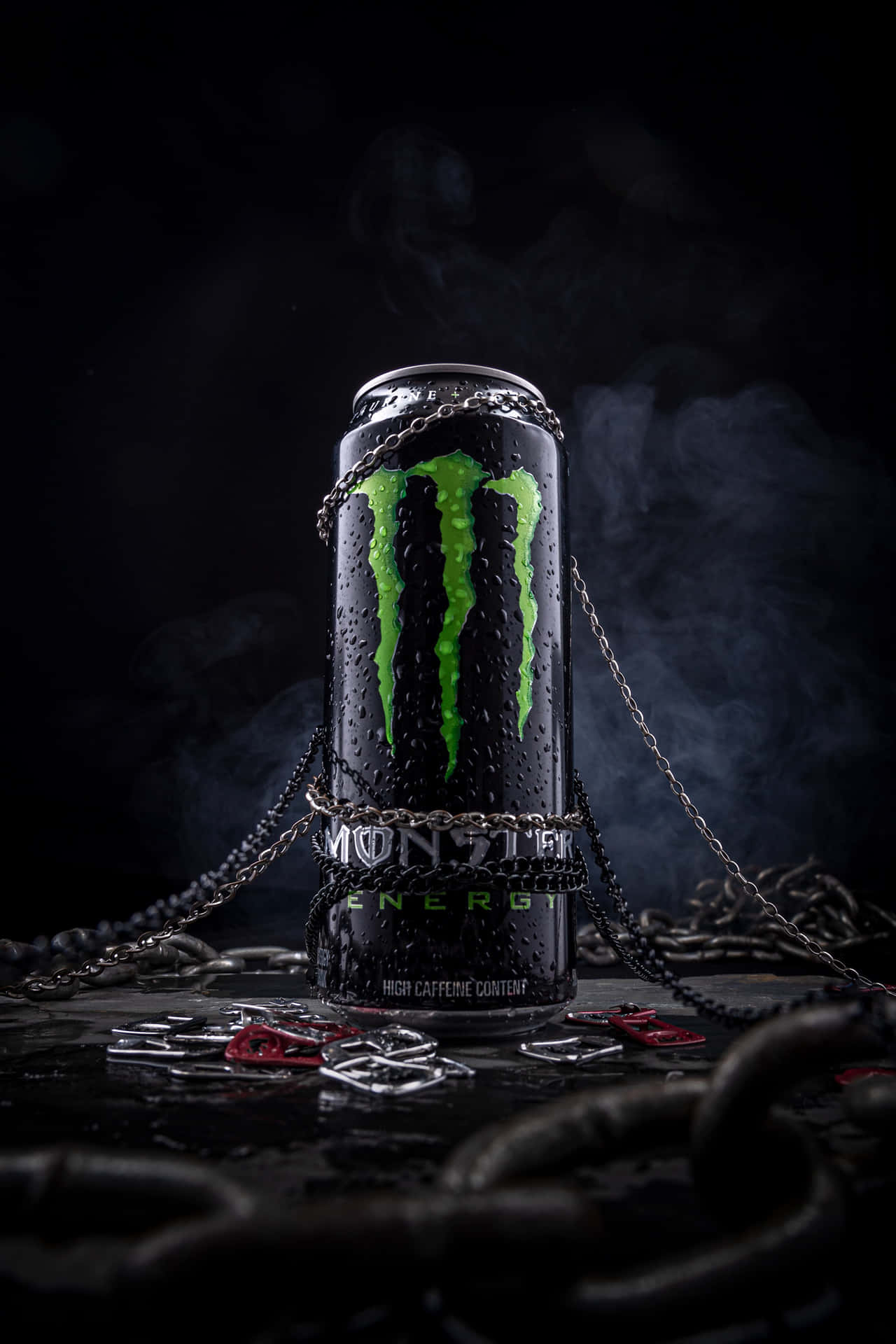 Monster Energy Drink Dramatic Presentation Wallpaper