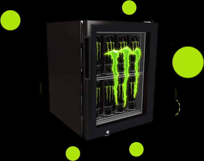 Monster Energy Drink Refrigerator PNG