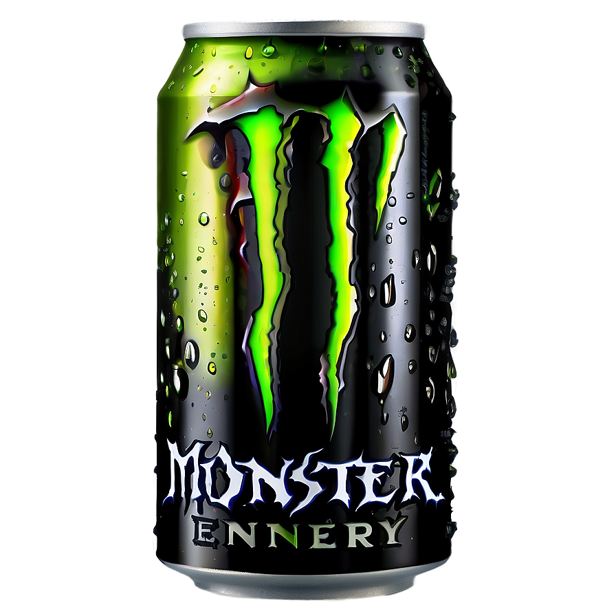 Download Monster Energy Drink With Dew Drops Png 93 | Wallpapers.com