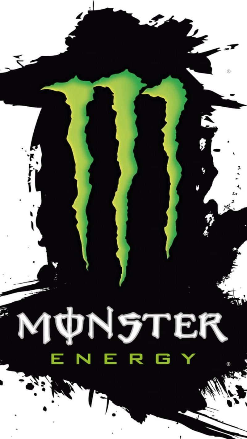 Monster Energy Logo Splash Wallpaper