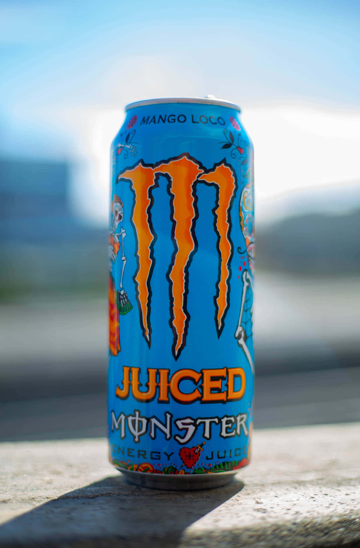 Download Monster Energy Mango Loco Juiced Can Wallpaper | Wallpapers.com