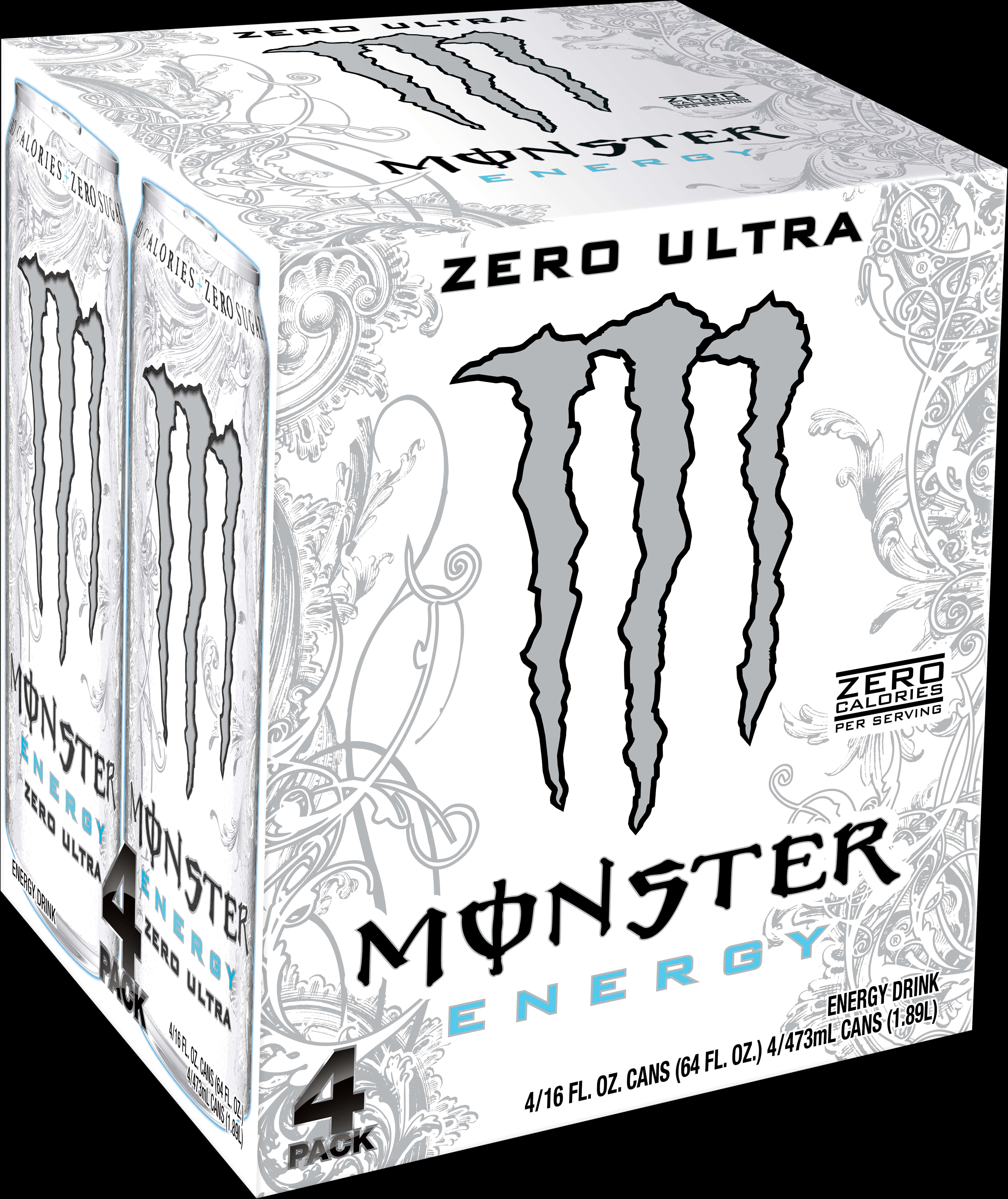 Monster Energy Zero Ultra4 Pack PNG