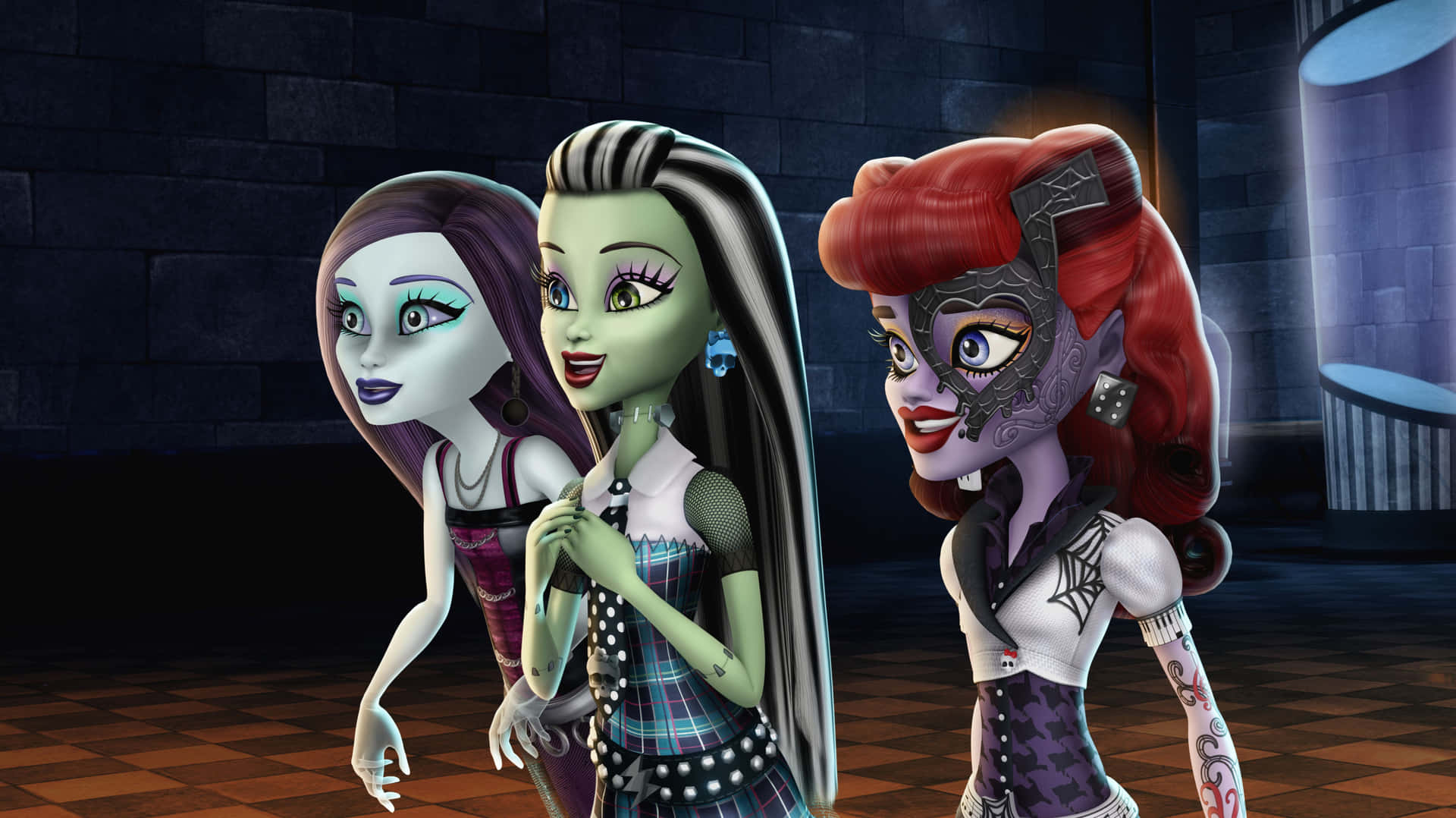 The Monster High Cast Of Characters Wallpaper