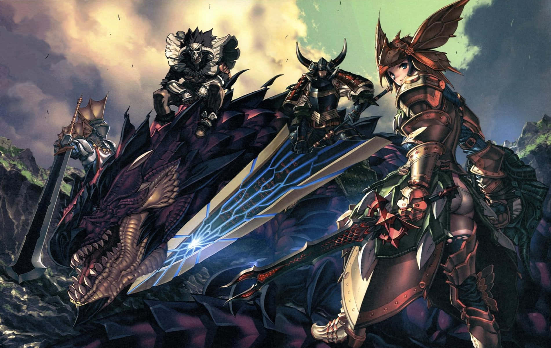 Prepare for an Epic Adventure with Monster Hunter 3 Wallpaper
