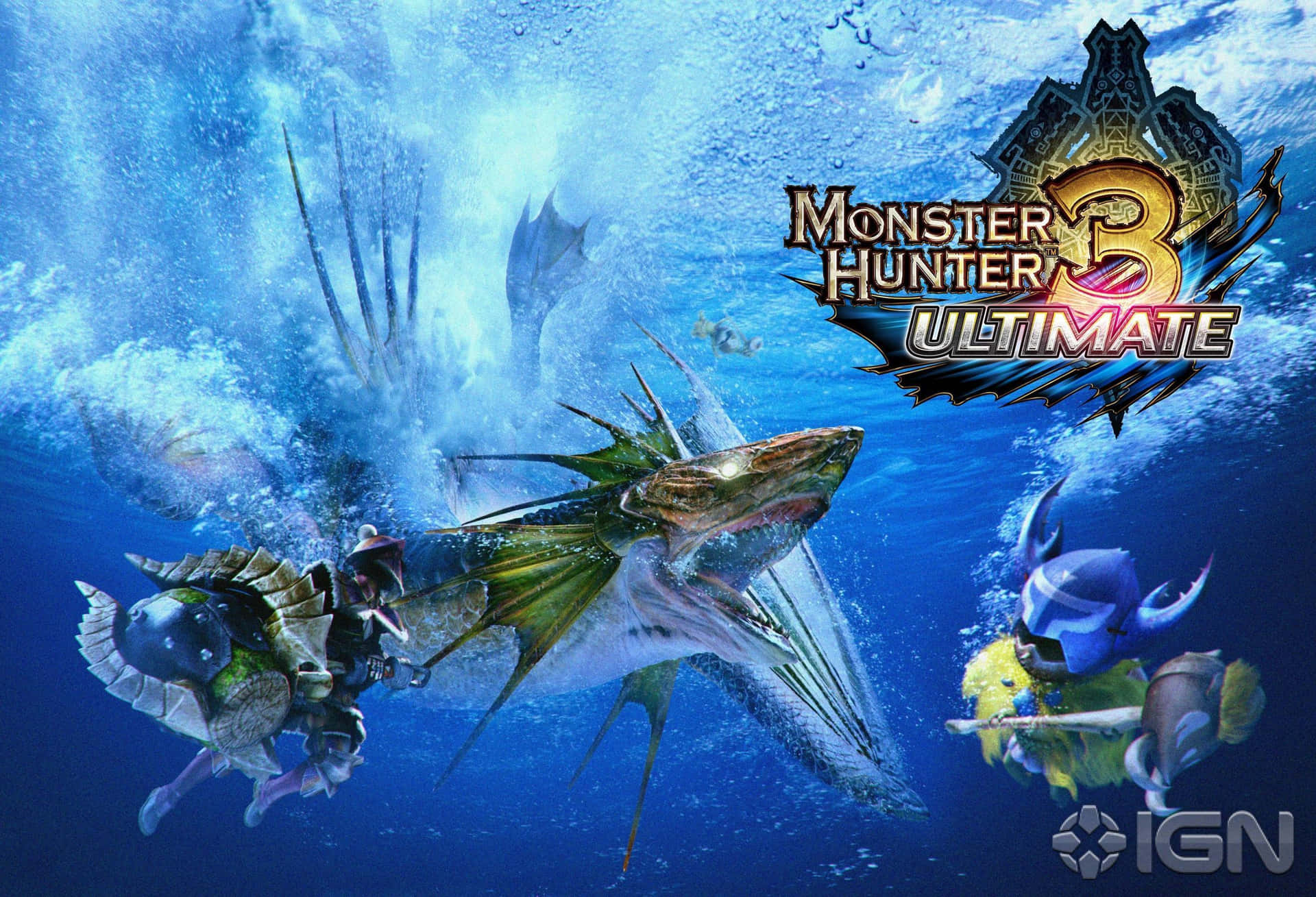 Afslør de skjulte hemmeligheder fra Monster Hunter 3. Wallpaper
