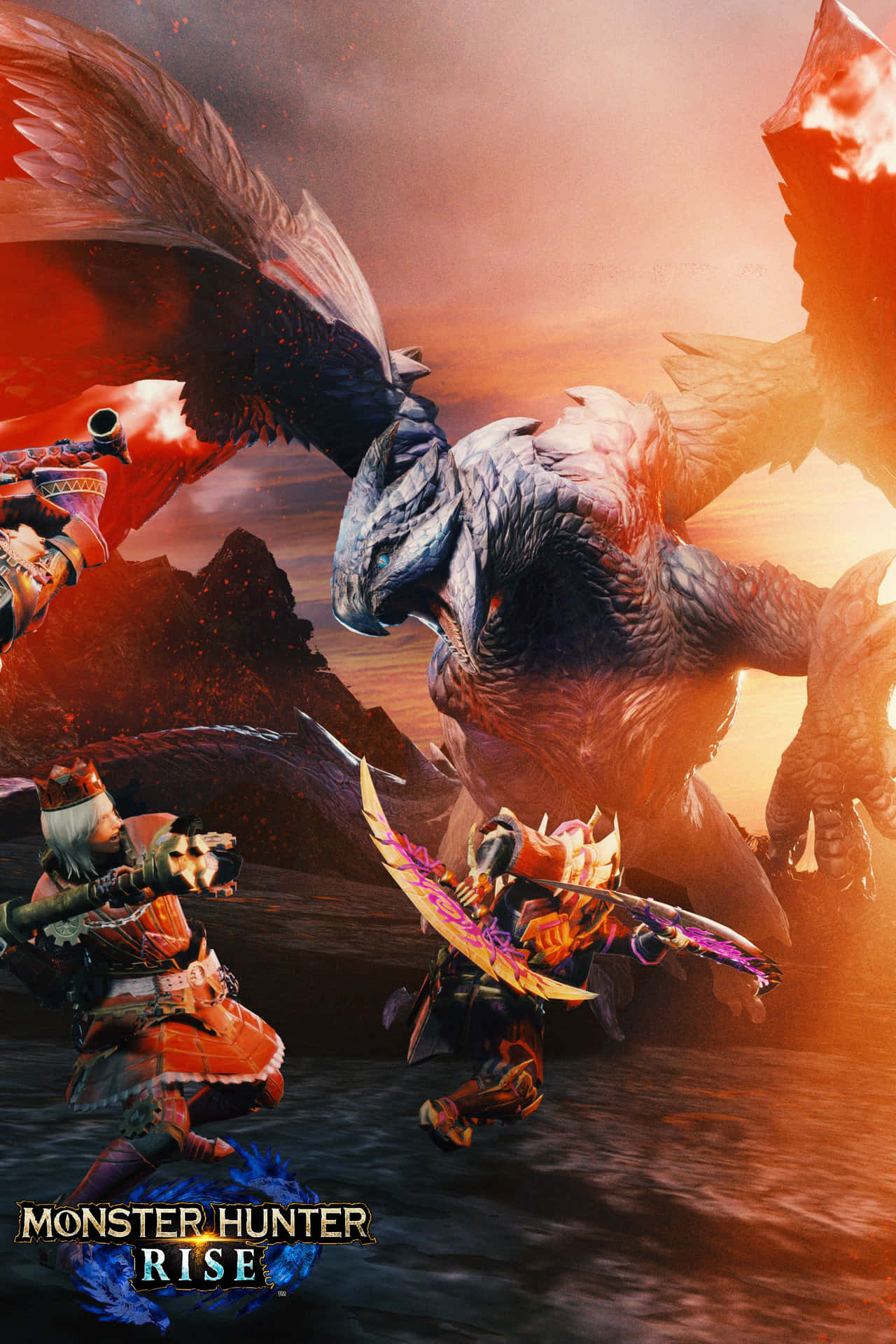 Hunt down a variety of powerful monsters in Monster Hunter 3 Wallpaper