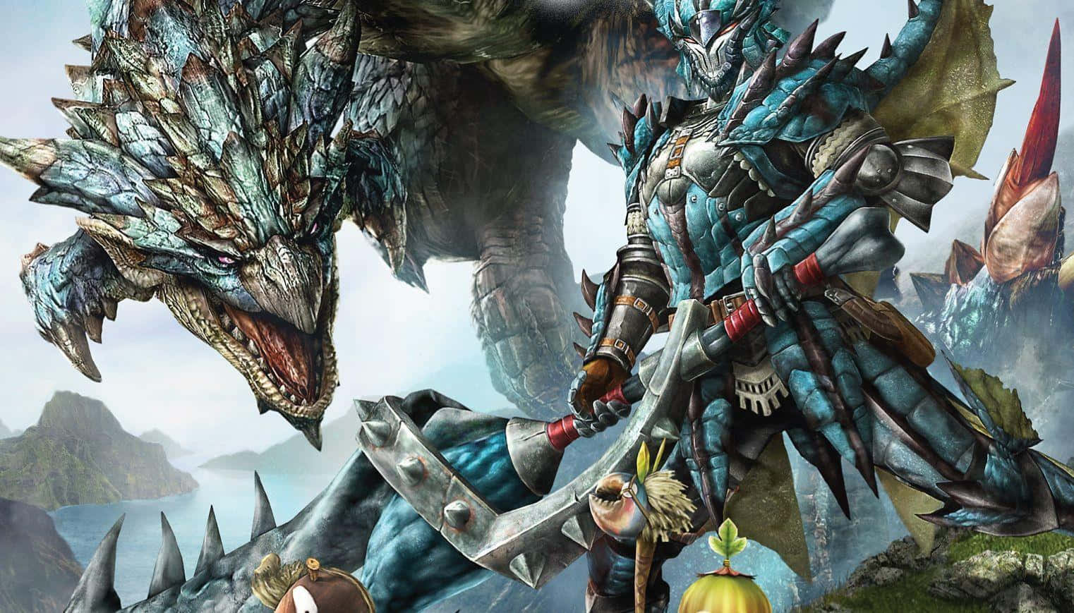 Besiegemonster Auf Deinem Desktop Mit Monster Hunter Wallpaper
