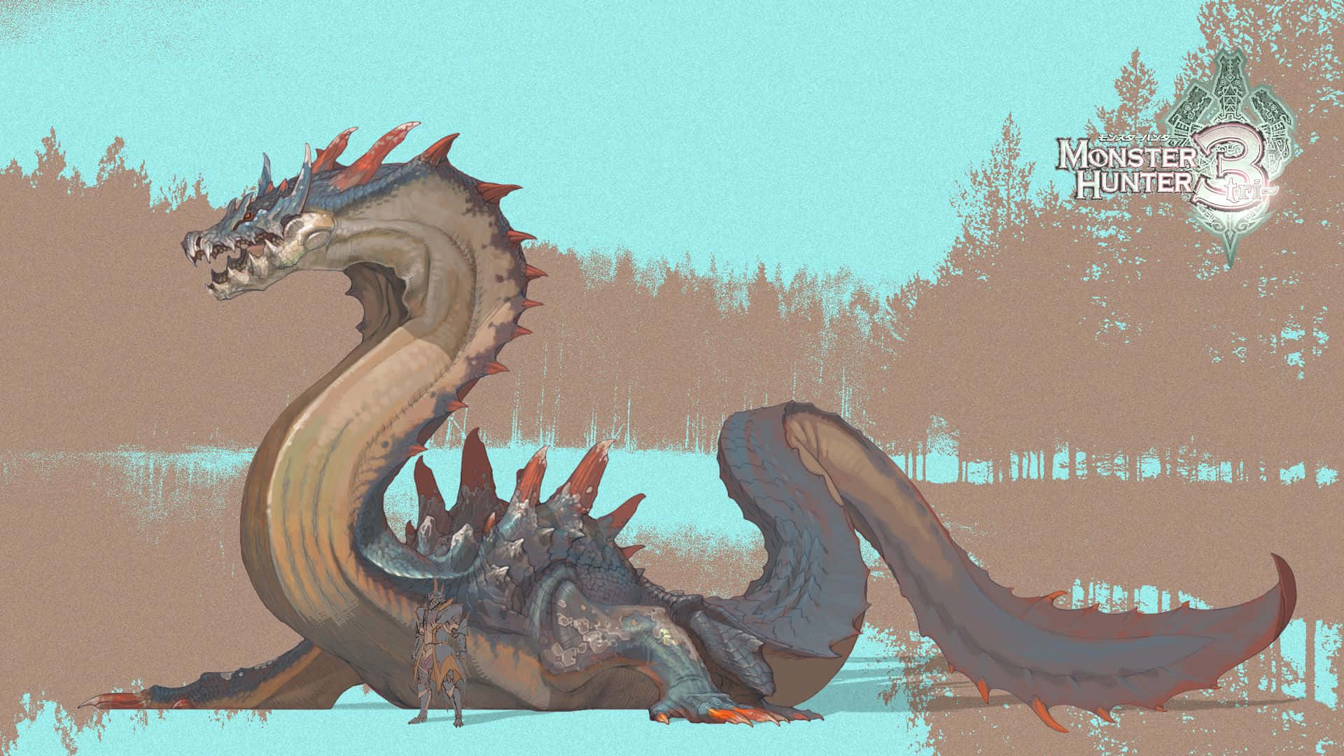 Jagemächtige Monster Auf Deinem Desktop Wallpaper
