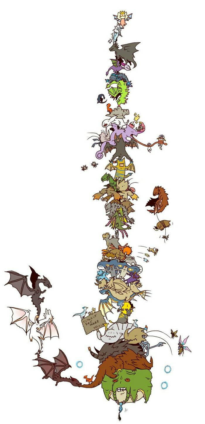 Monster Hunter Iphone Cartoon Illustration