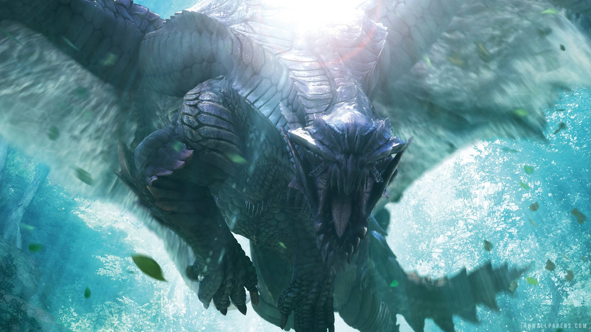 Monster Hunter Lagiacrus Underwater