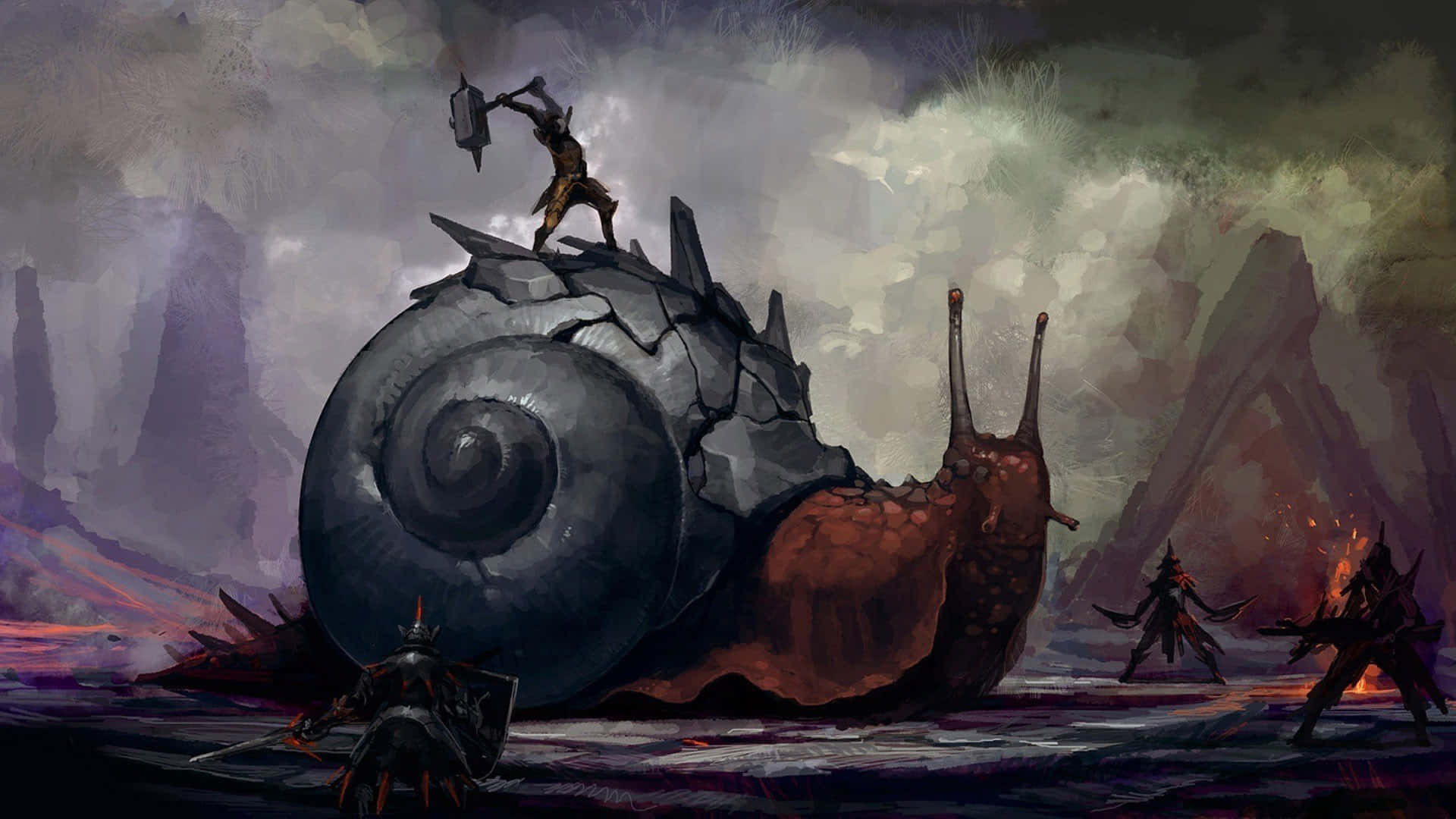 #=#Epic Battle: Nergigante and Rathalos in Monster Hunter World Wallpaper