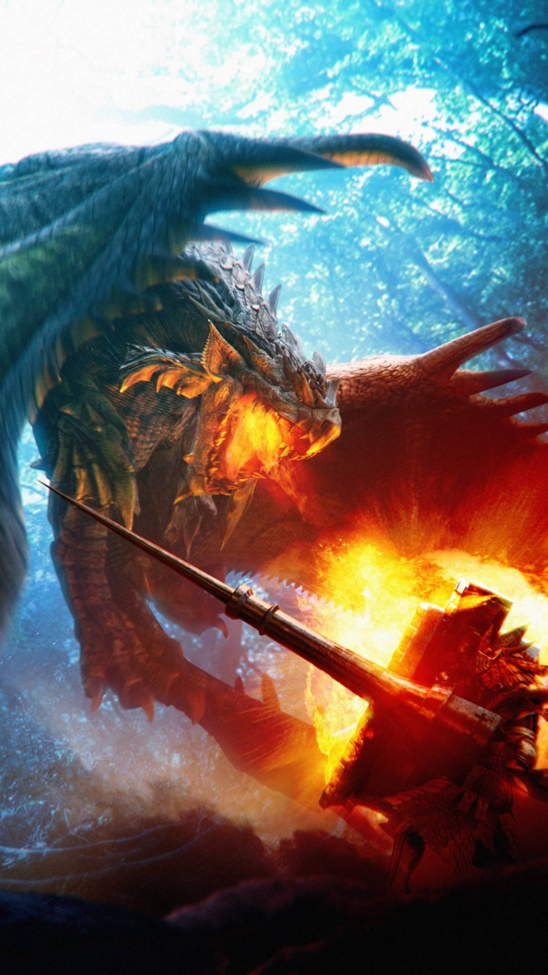 Unleash Your Inner Monster Hunter With This Impressive Smartphone! Wallpaper