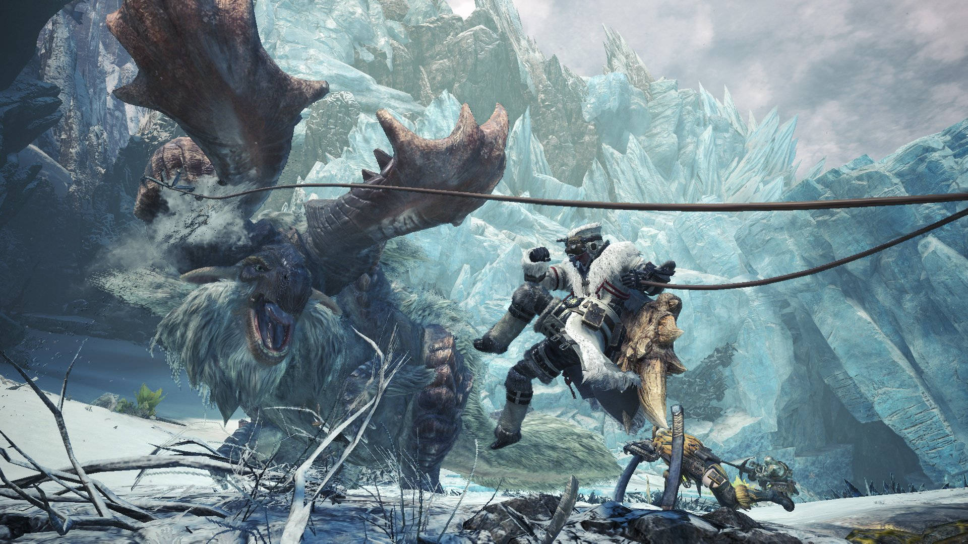 Monsterhunter World Iceborne Battle - Monster Hunter World Iceborne Slagfält Wallpaper