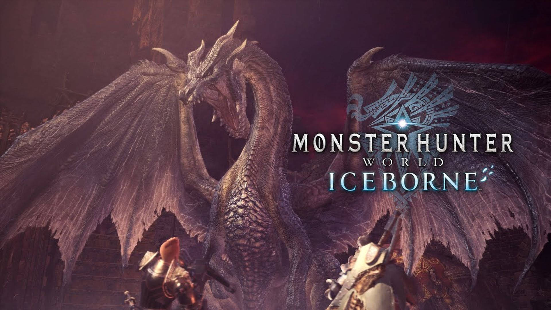 Posterdi Monster Hunter World Iceborne Con Velkhana Sfondo