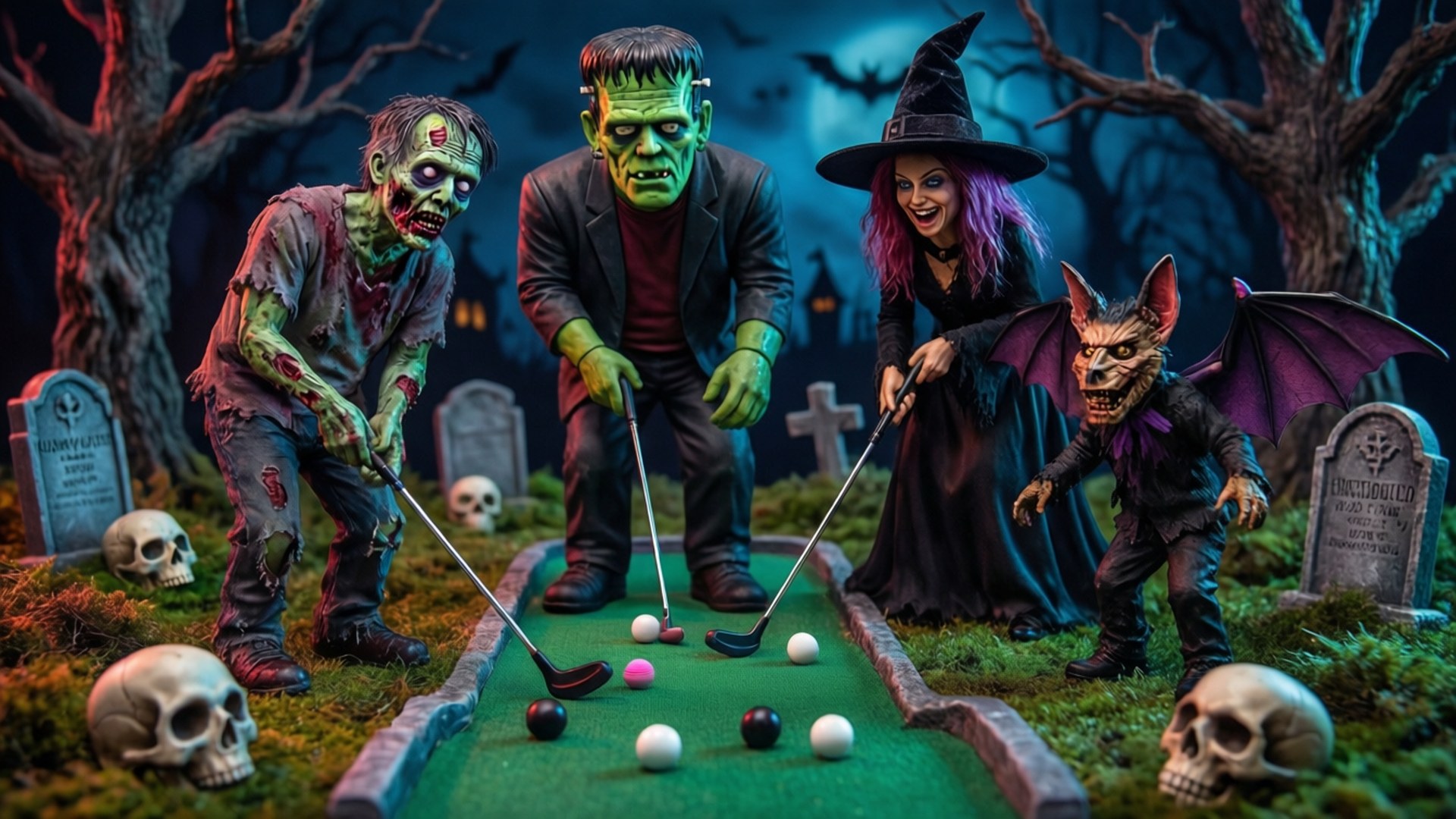 Monster Minigolf Wallpapers