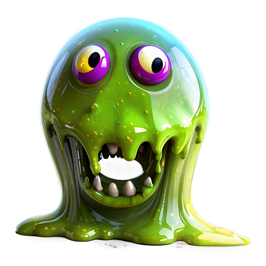 Download Monster Slime Halloween Png 05242024 | Wallpapers.com