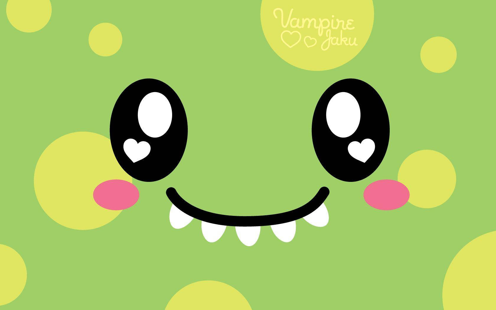 Monster Smile Cute Desktop Wallpaper