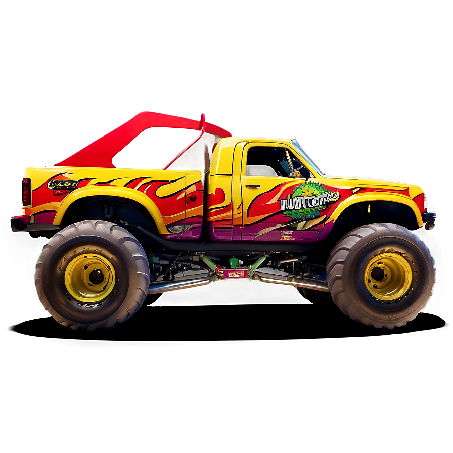 Monster Truck Action Png 05242024 PNG