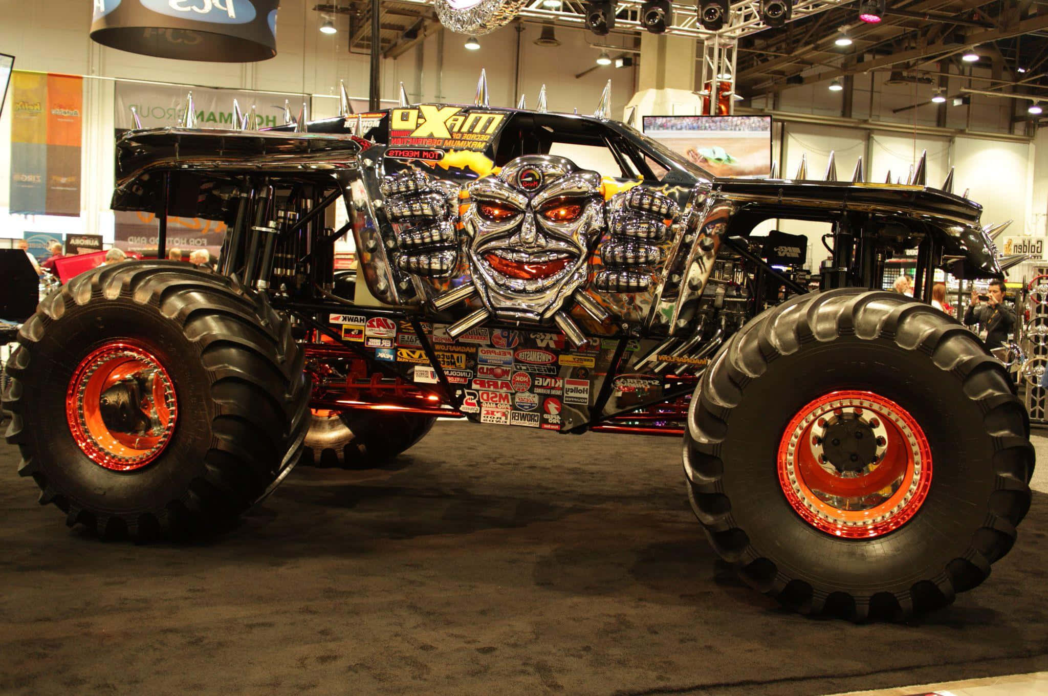 A Monster Truck On Display
