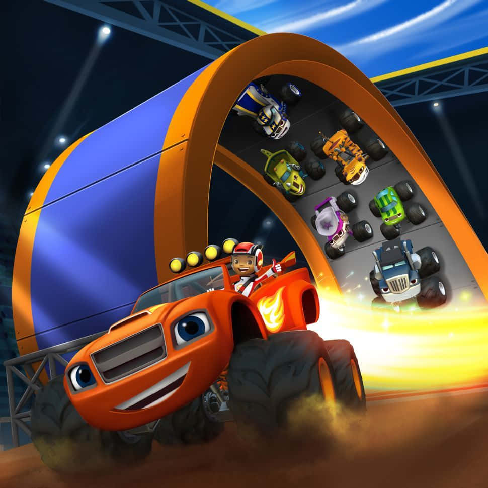 Blaze And The Machines Racing Game