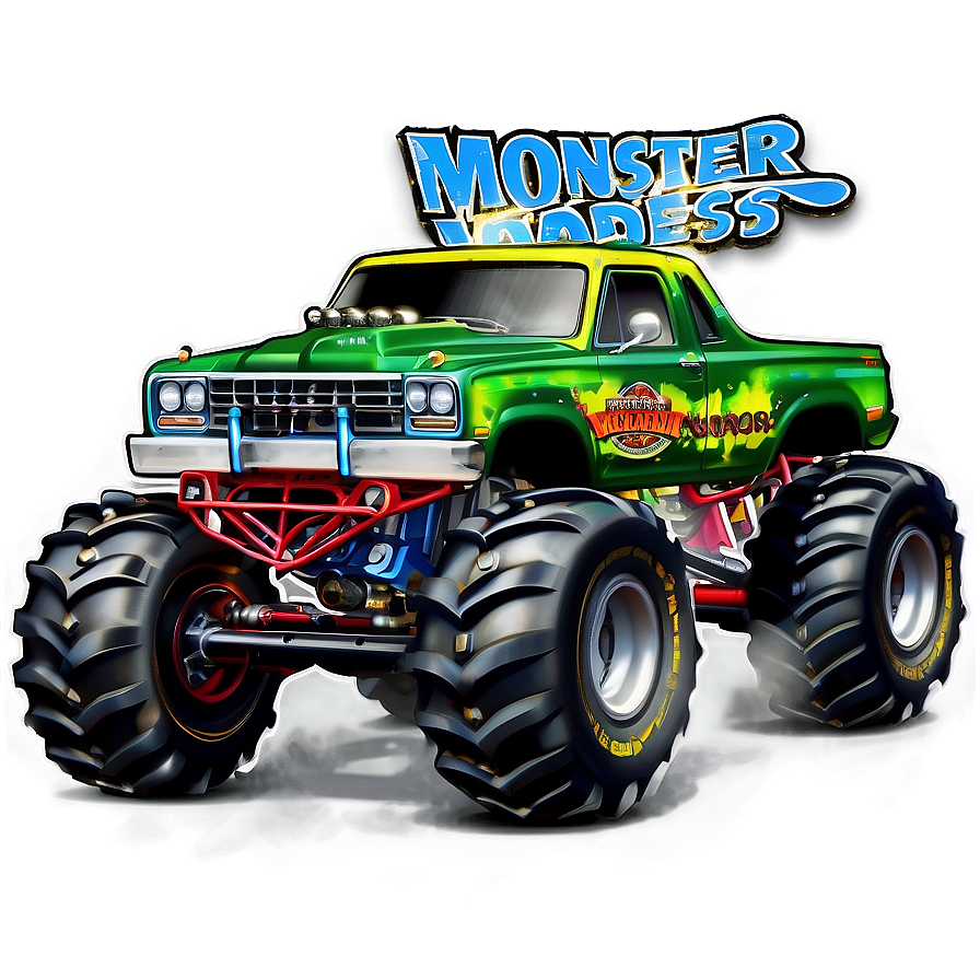 Monster Truck Madness Png 05242024 PNG
