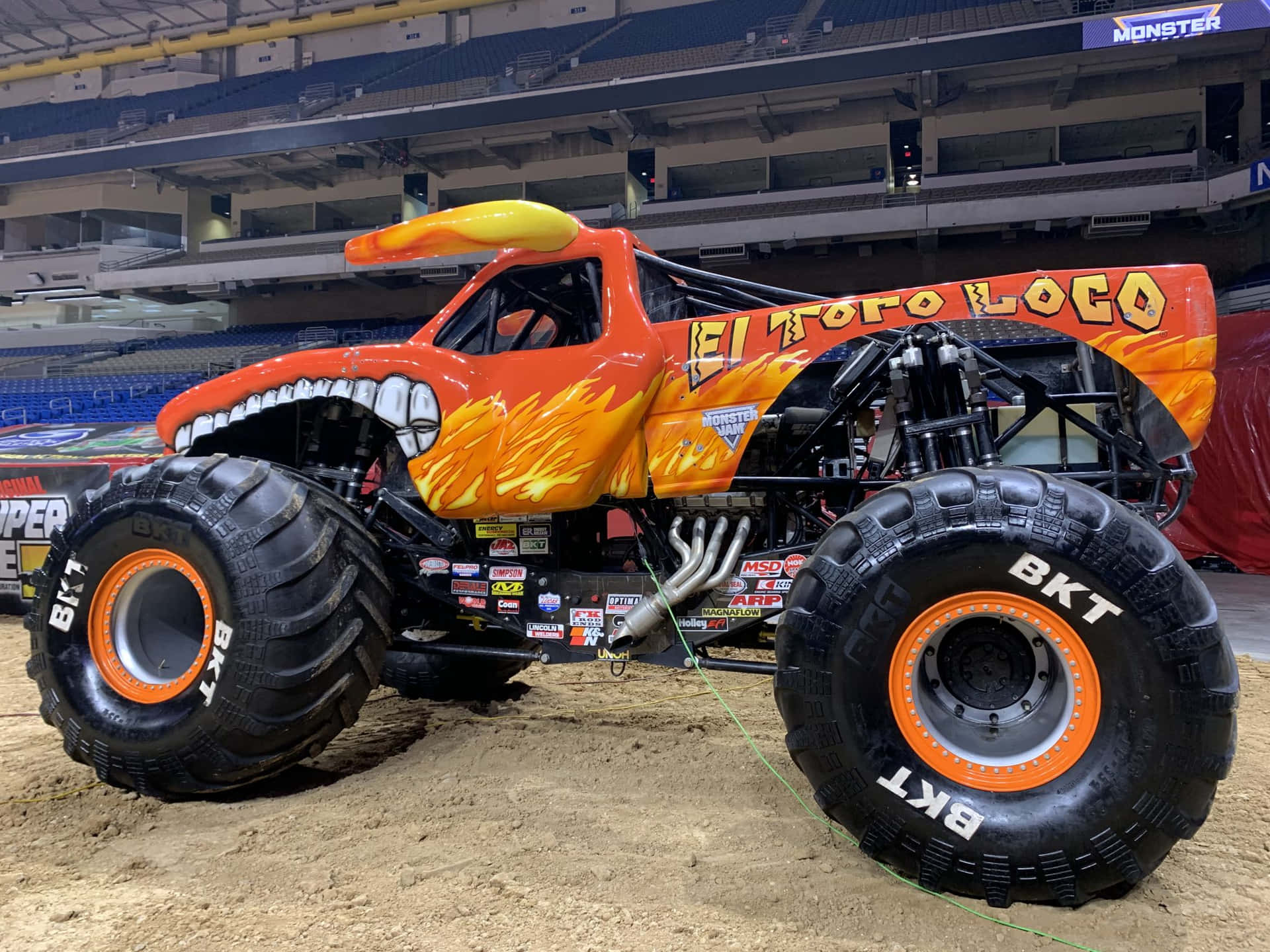 Red El Toco Loco Monster Truck Picture