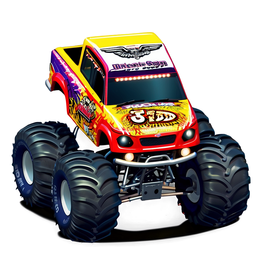 Download Monster Truck Race Png Inq | Wallpapers.com