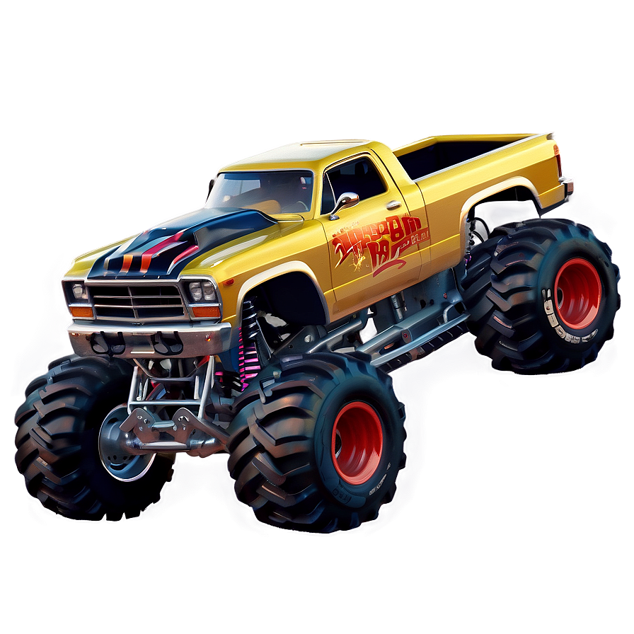 Monster Truck Rampage Png 05242024 PNG