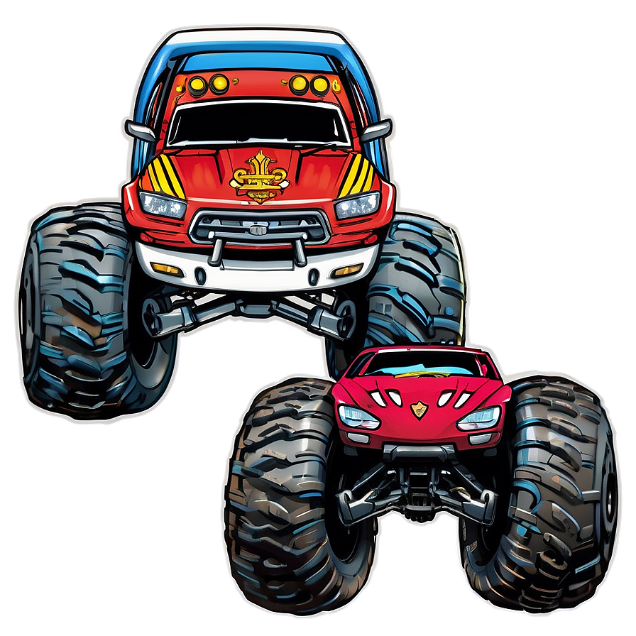 Monster Truck Smash Png Lae60 PNG