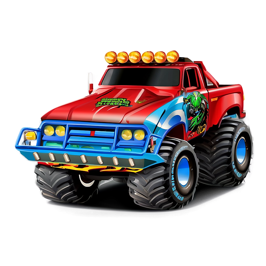 Monster Truck Storm Png 05242024 PNG