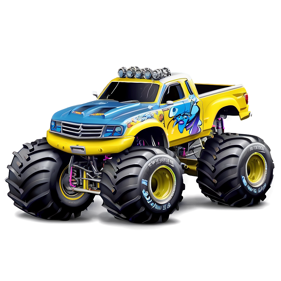 Monster Truck Storm Png 05242024 PNG