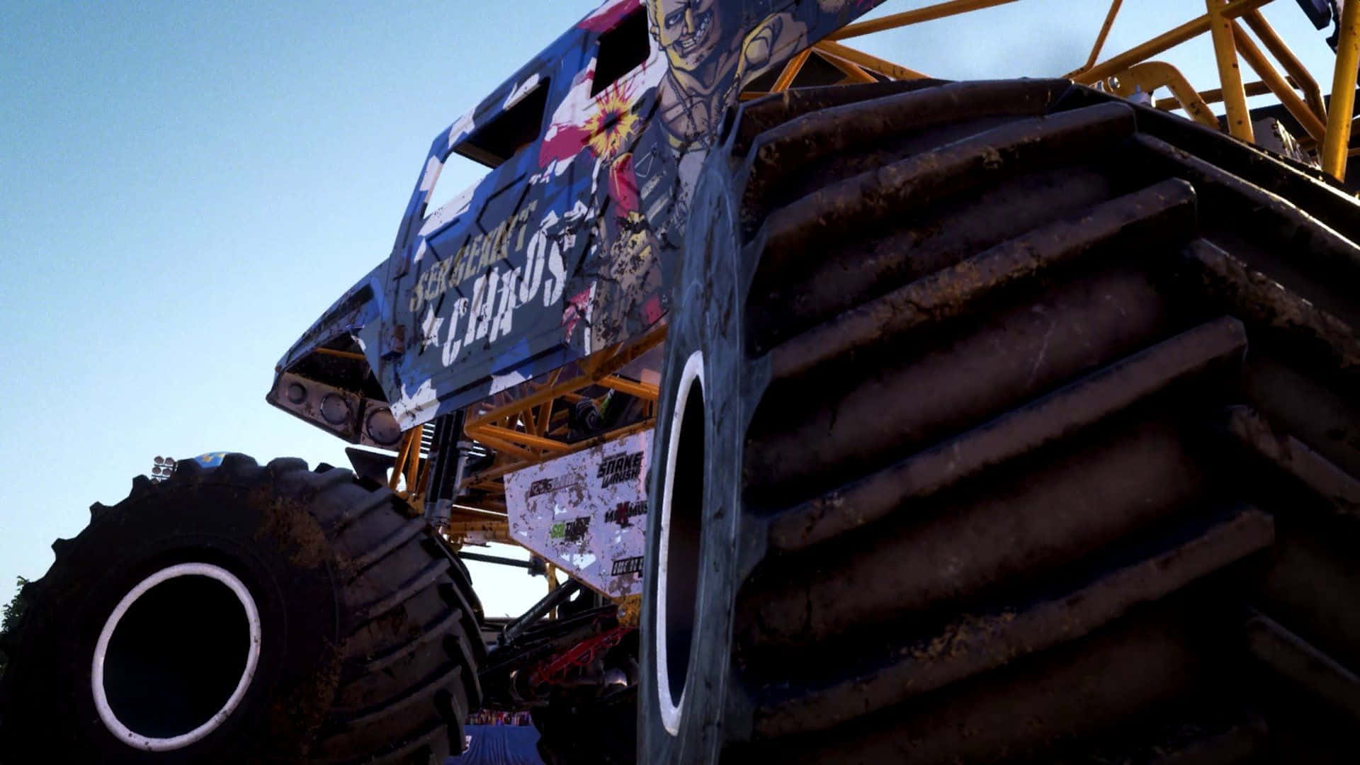 Sergeant Chaos In Monster Truck Championship Wallpaper
