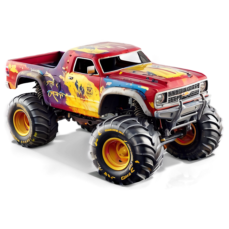 Monster Truck Warzone Png 05242024 PNG