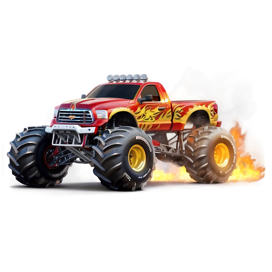 Monster Truck Wildfire Png Kpw15 PNG