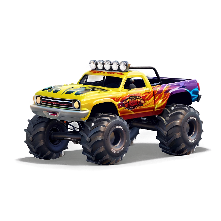Monster Truck Wildfire Png Lqv21 PNG