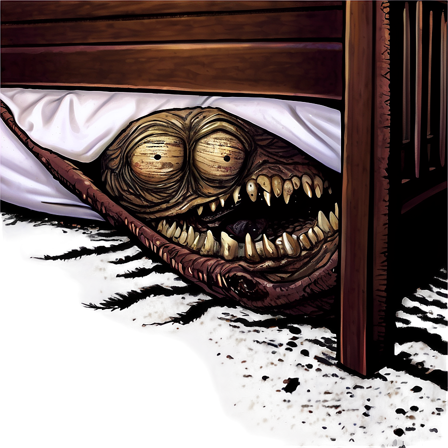 Monster Under The Bed Png 05232024 PNG