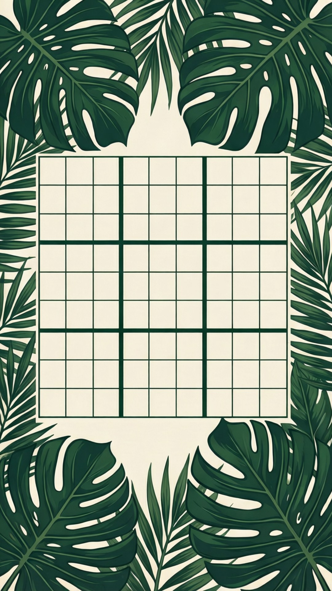 Cadre Monstera Fonds d'écran