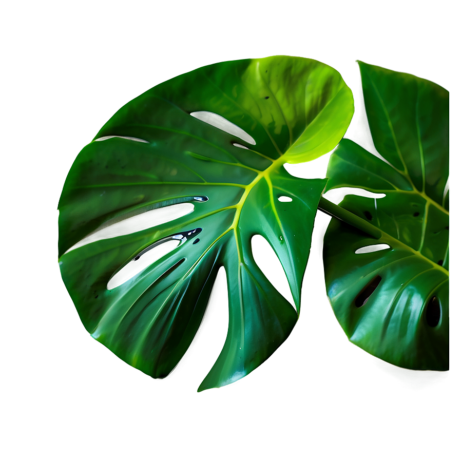 Monstera Leaf Closeup Png Jrp69 PNG