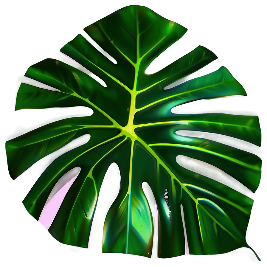 Monstera Leaf Design Png Mla45 PNG