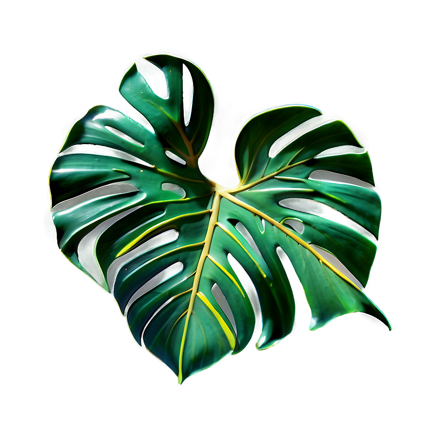 Monstera Leaf Mosaic Png 05232024 PNG