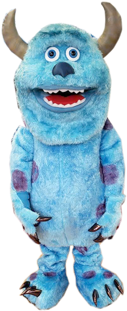 Download Monsters Inc Blue Monster Costume | Wallpapers.com