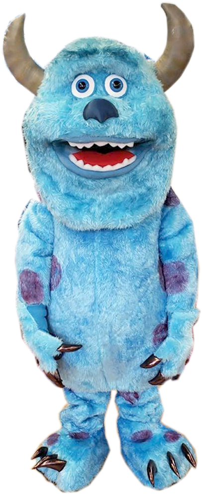Monsters Inc Blue Monster Costume PNG