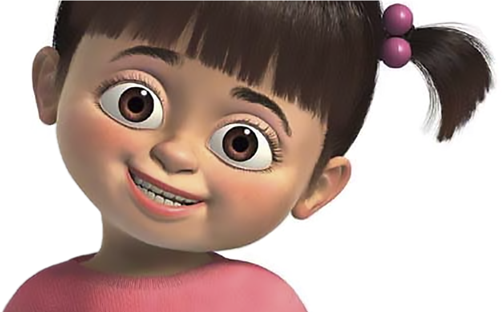 Monsters Inc Boo Close Up PNG