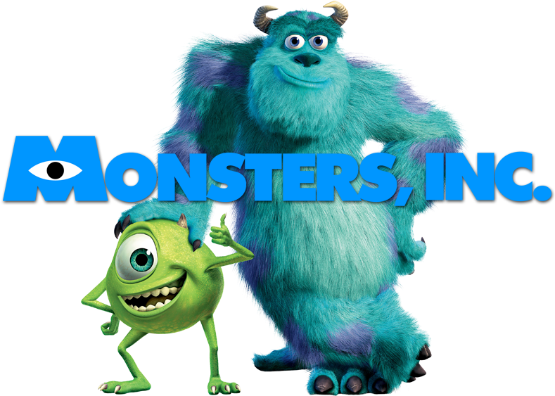 Monsters Inc Movie Characters PNG