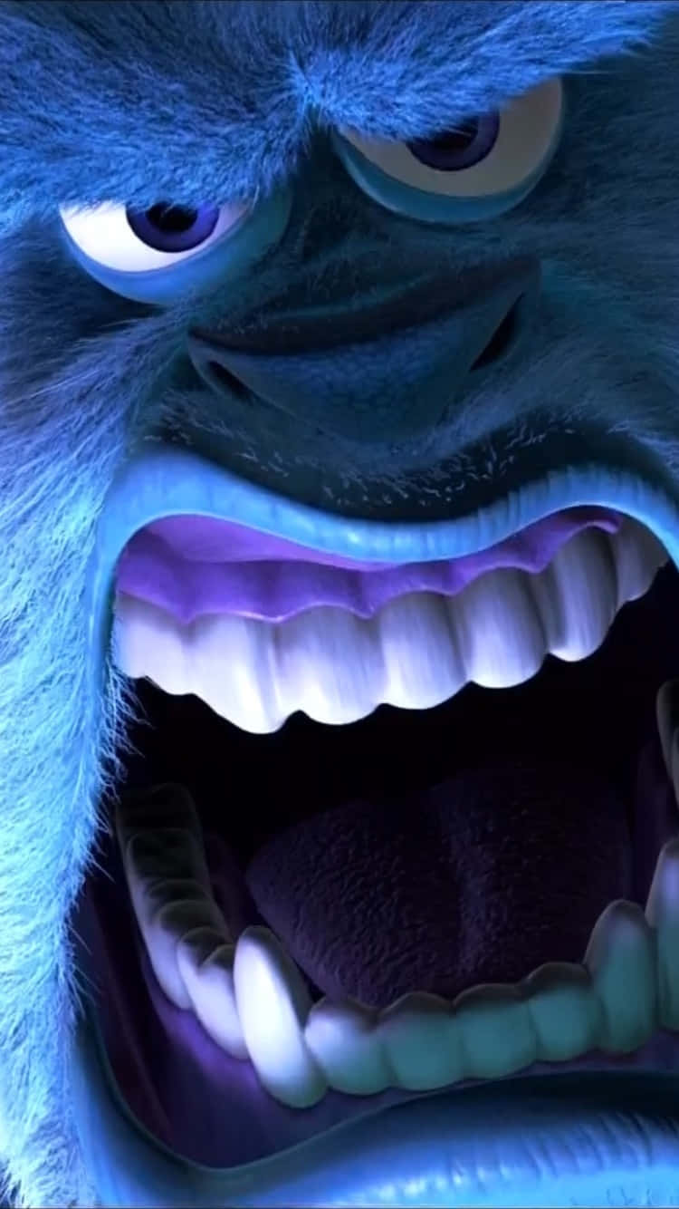 Monsters Sulley Scary Face Wallpaper