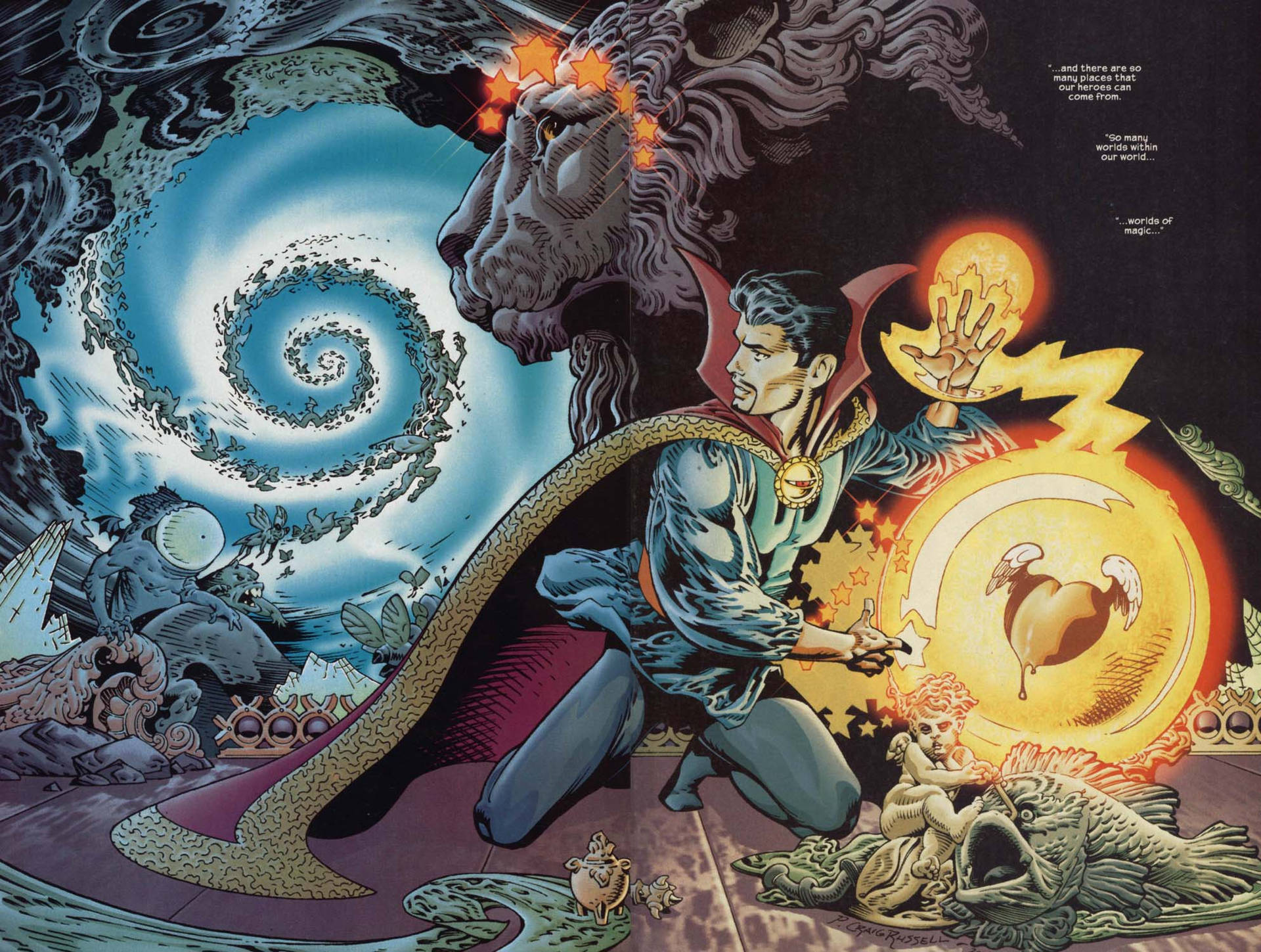 Monsters Superhero Doctor Strange Wallpaper