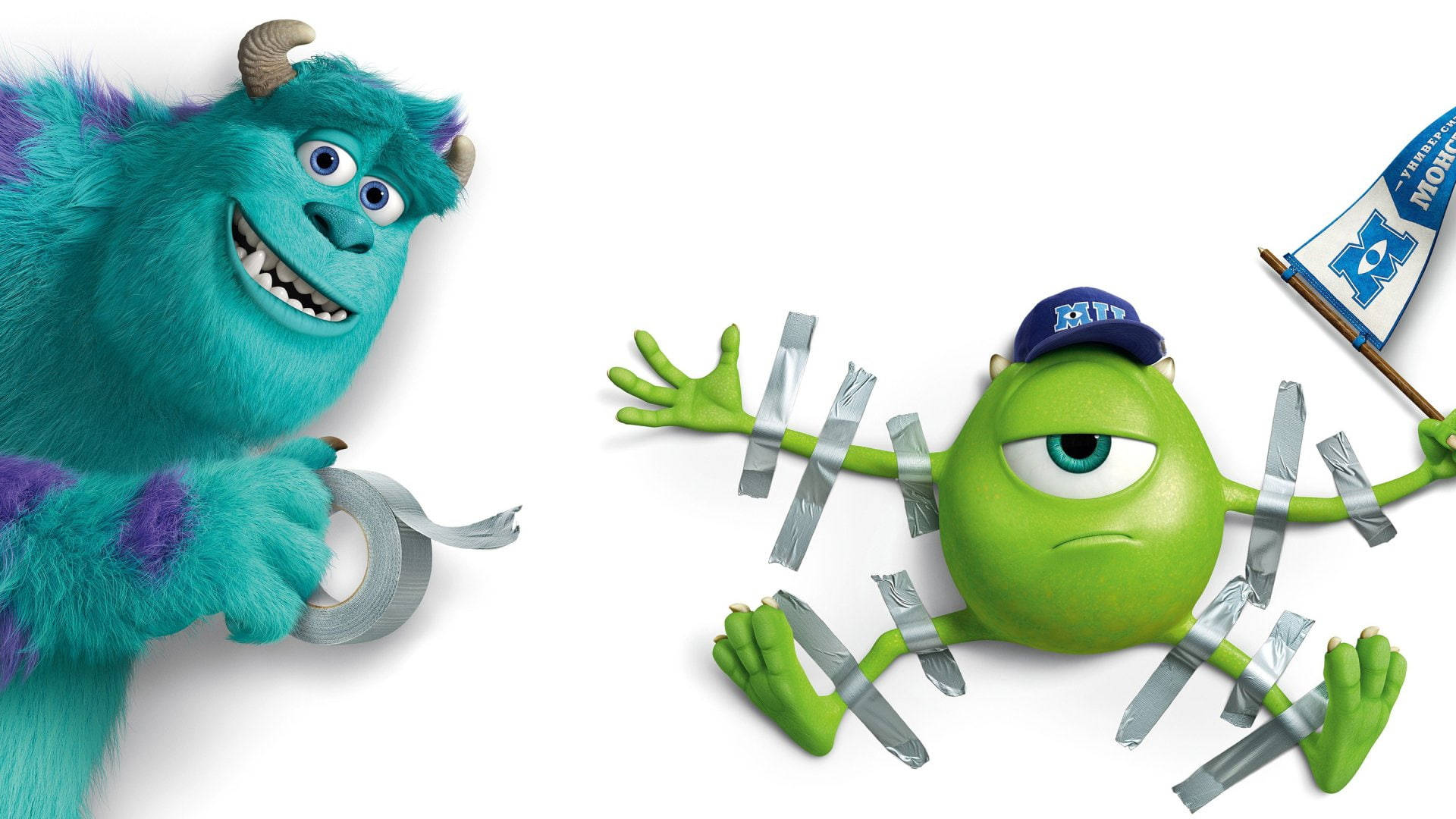 Monsters University Mike Wazowski With Sulley