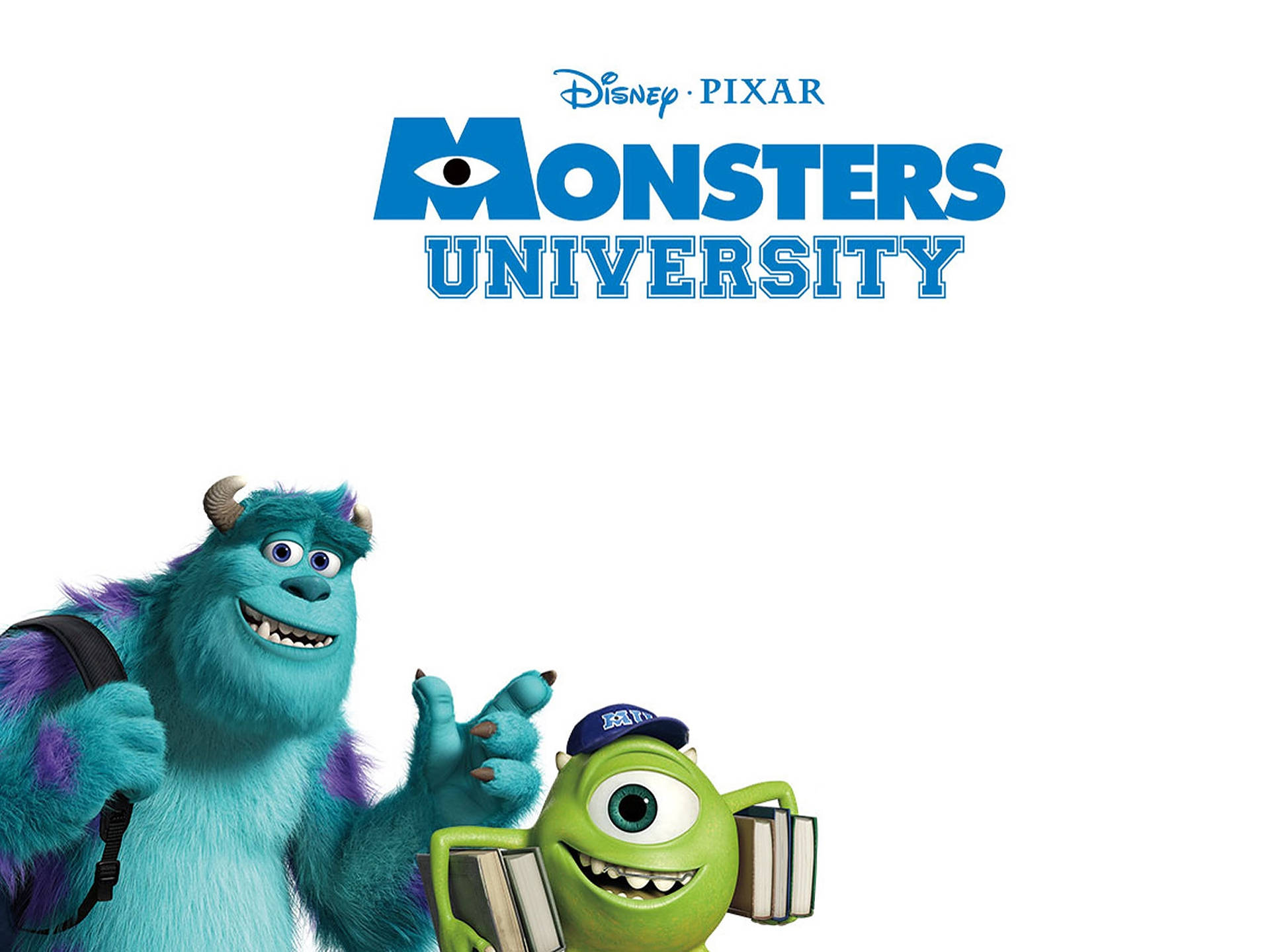 Pósterde La Película Monsters University. Fondo de pantalla