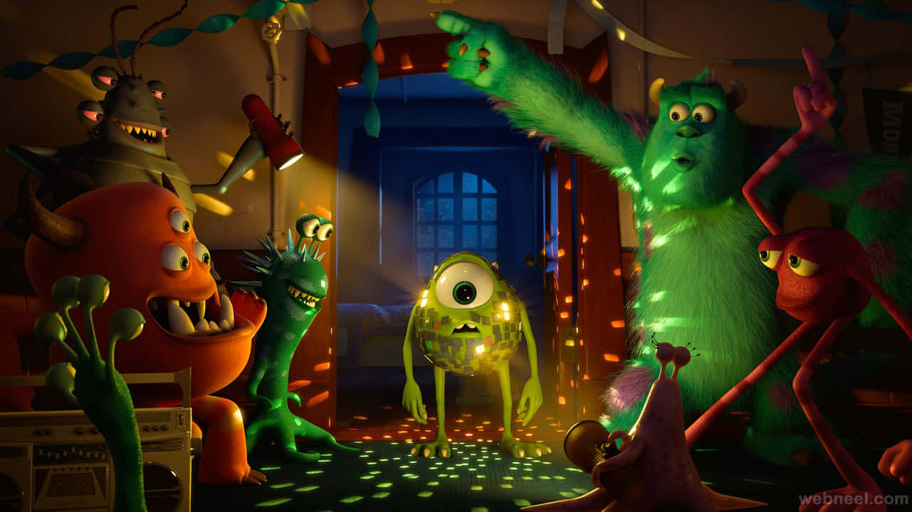 Monsters University Surprise Party Wallpaper