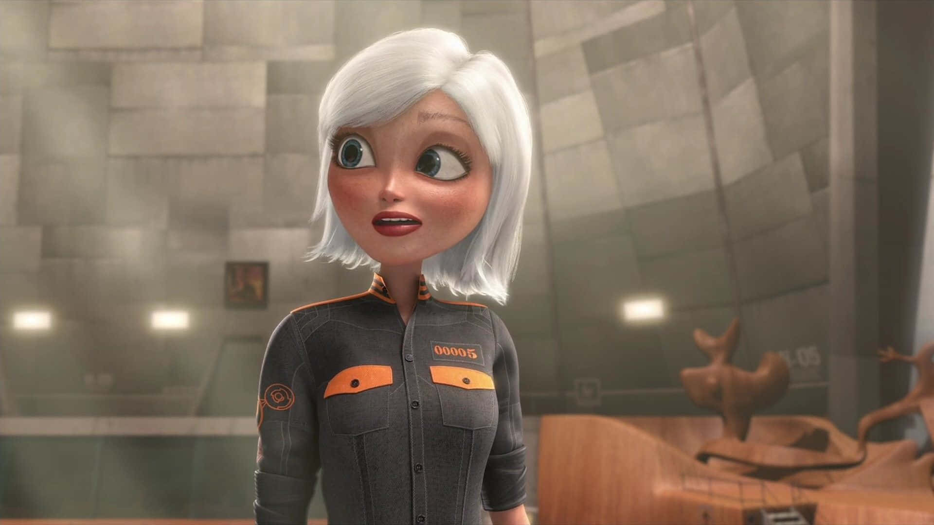 Susan Murphy, the Unstoppable Giantess from Monsters vs. Aliens Wallpaper